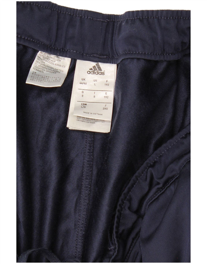 Pantaloni de trening ADIDAS pentru bărbați Joggeri UK 44/46 Large W36 L32 Bleumarin