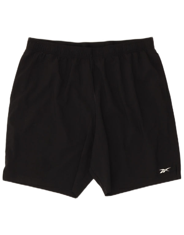 Pantaloni scurti sport Reebok Speedwick pentru bărbați 2XL, poliester negru