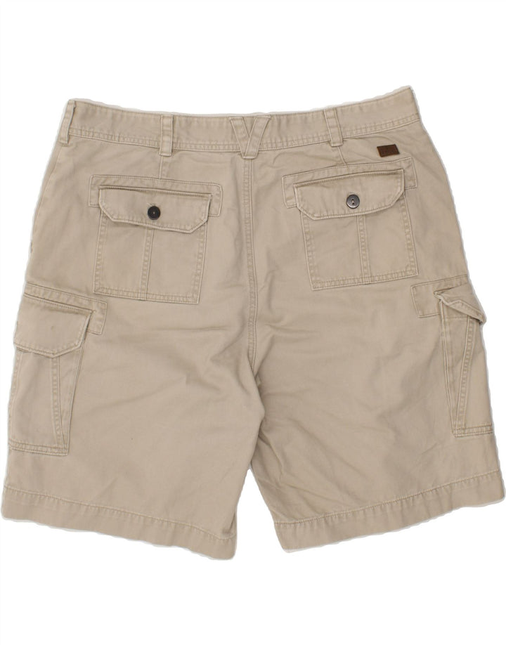 IZOD Mens Cargo Shorts W40 XL Beige Cotton Vintage Izod and Second-Hand Izod from Messina Hembry 