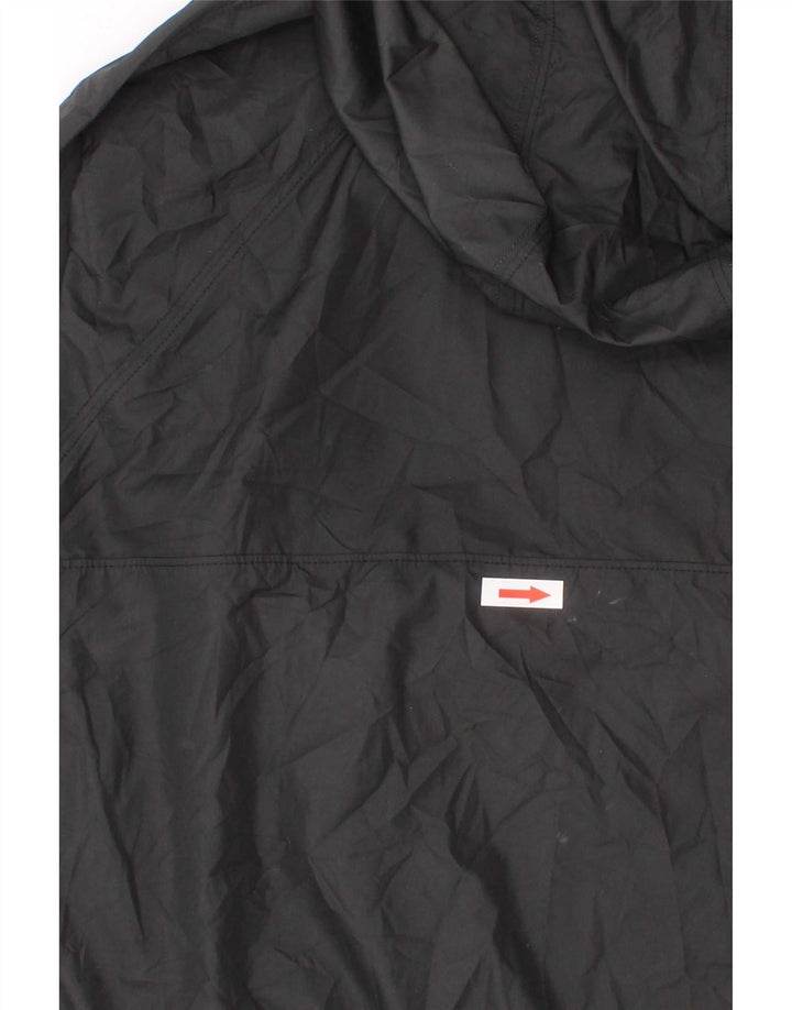 Jachetă de ploaie Anorak cu glugă Under Armour pentru băieți, 7-8 ani, poliester negru mic