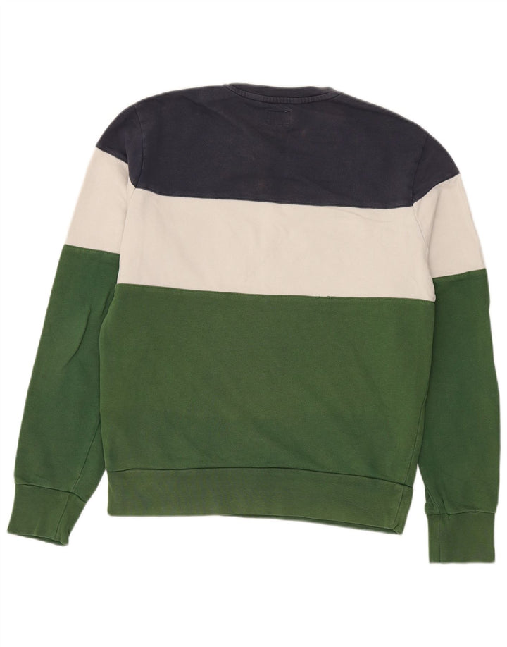 Pulover cu grafică Levi's pentru bărbați, bumbac color bloc verde mic