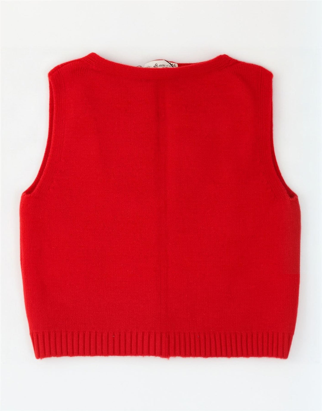 Top tanc pentru femeie Zara Crop Vest UK 14 Medium Red Viscose