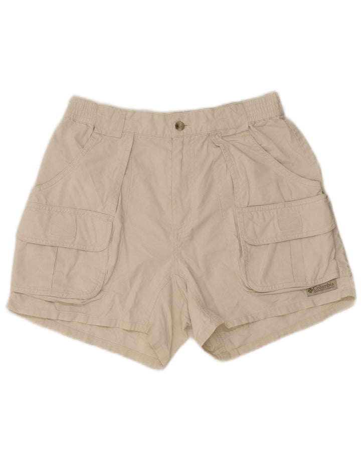 Pantaloni scurți cargo Columbia pentru femei US 6 Medium W28 Bej Bumbac