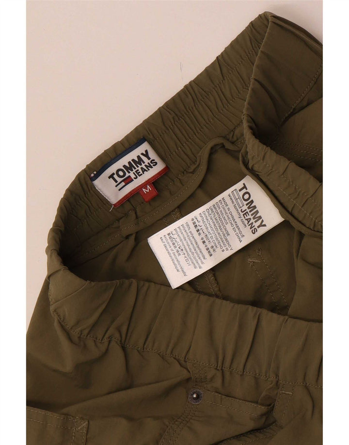 Pantaloni cropped slim pentru bărbați Tommy Hilfiger Mediu L30 L26 Kaki Poliester
