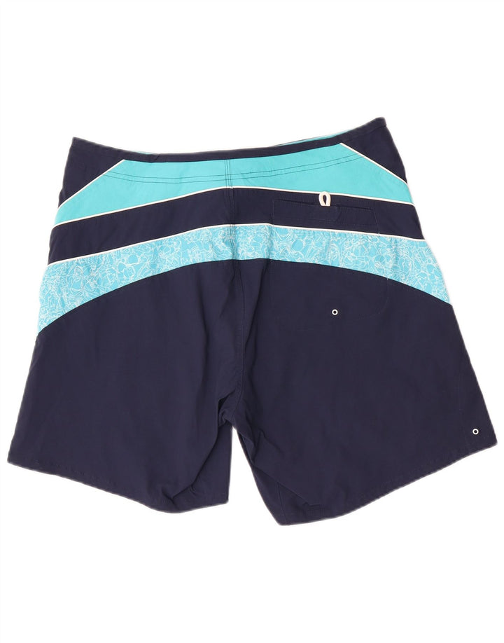 Pantaloni scurți de înot Nike pentru bărbați, mari, bleumarin, color block