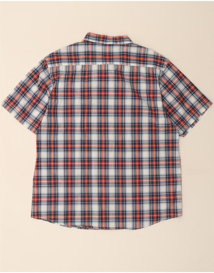 Cămașă cu mânecă scurtă pentru bărbați URBAN SPIRIT XL, bumbac cu carouri multicolore