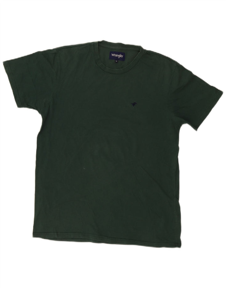 Tricou pentru bărbați Wrangler Top din bumbac verde mediu
