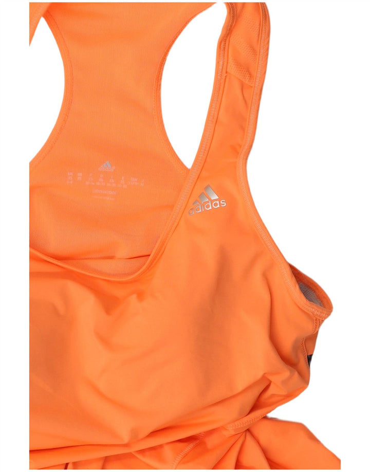 ADIDAS Climacool Vest Top pentru femei UK 4/6 XS Portocaliu