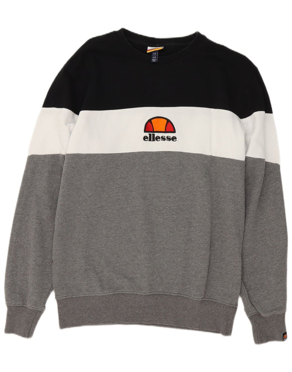Hanorac pentru bărbați Ellesse Pulover XL, gri, bumbac color bloc