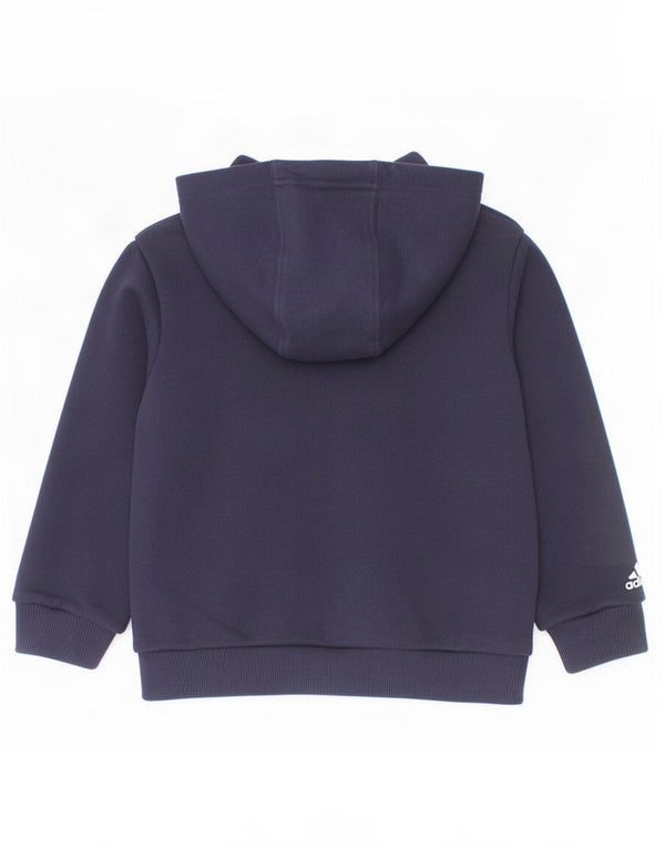 Adidas Baby Boys Pulover Grafic Hoodie 18-24 Luni Bumbac Bleumarin