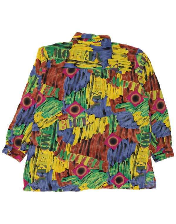 Canda Womens Graphic Shirt Blouse EU 48 2XL Multicoloured Patchwork