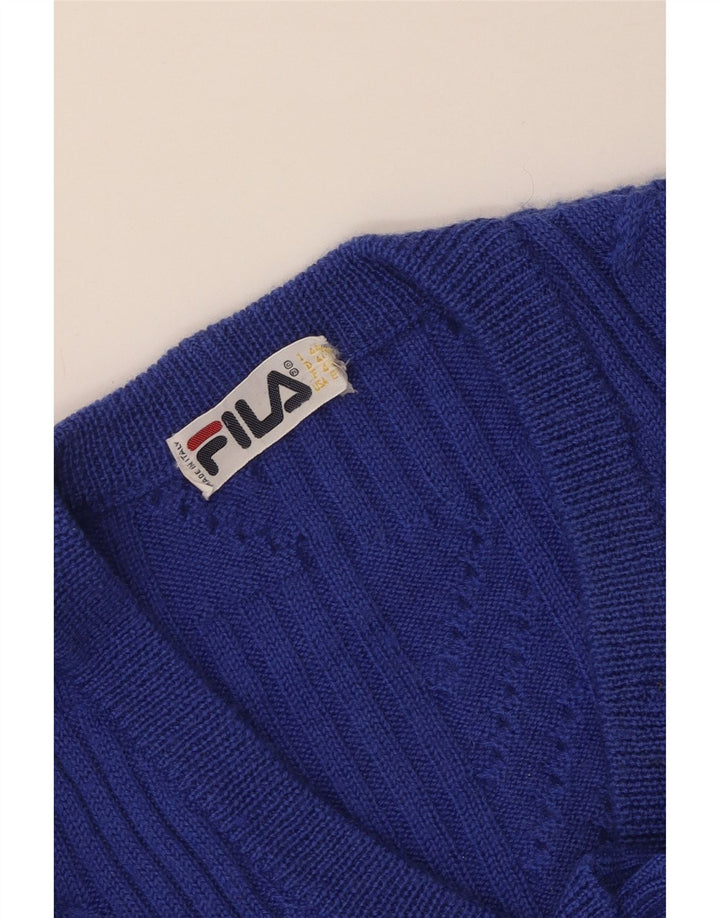 Pulover Fila Femei Cardigan IT 44 Medium Blue