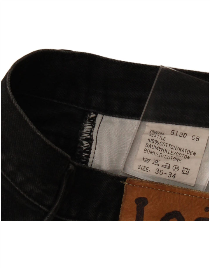 Blugi Lee Seattle drepte pentru bărbați W30 L34 bumbac negru