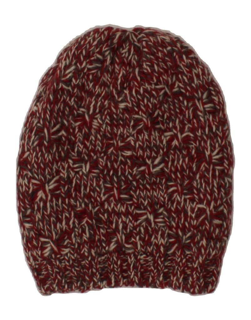 JAMES LAKELAND Mens Knit Beanie Hat One Size Red Flecked Wool Vintage James Lakeland and Second-Hand James Lakeland from Messina Hembry 