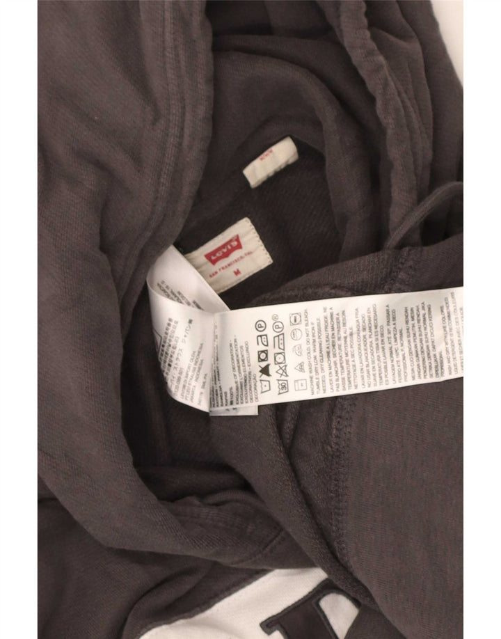 Pulover Levi's pentru bărbați cu capota, gri mediu, bumbac color bloc