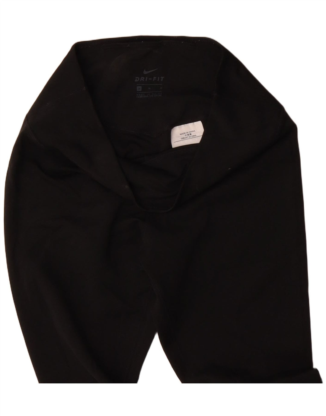 Leggings NIKE Dri Fit Graphic Capri pentru femei UK 12 Poliester mediu negru
