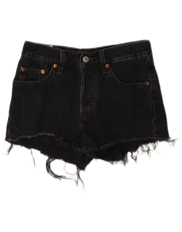 Pantaloni scurți Levi's 501 Denim W24 XS bumbac gri