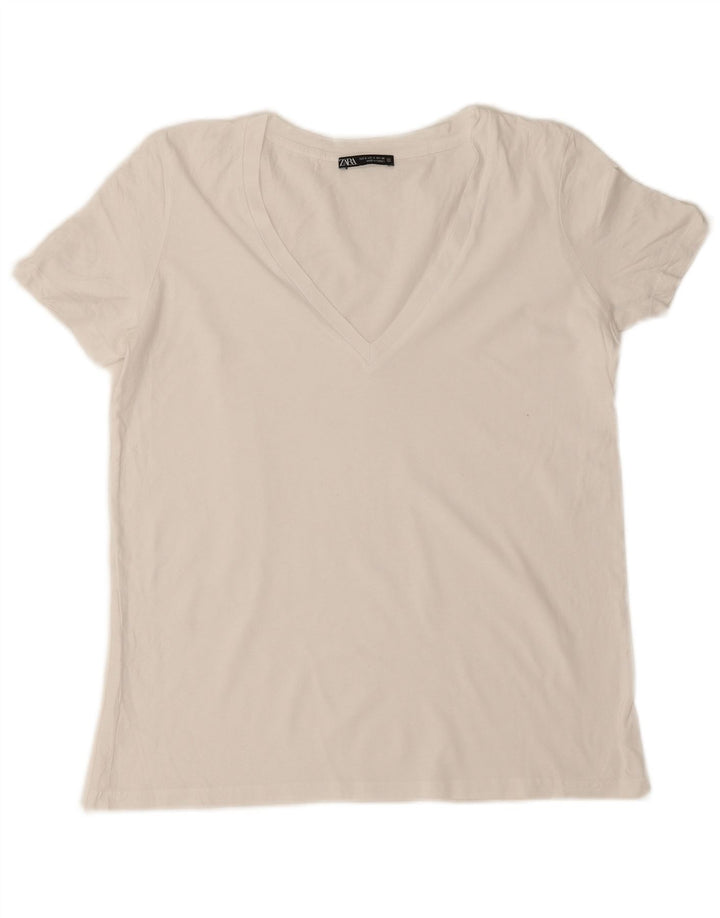 Tricou pentru femei Zara UK 10 Small White