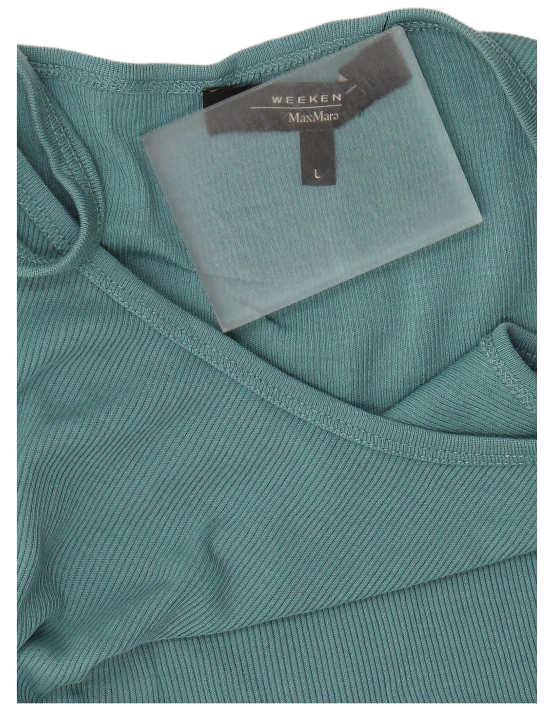 Max Mara - Top crop de weekend pentru femei UK 14 Large Blue