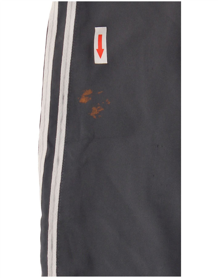 Pantaloni capri drepti pentru femei Adidas UK 16 Poliester mari bleumarin