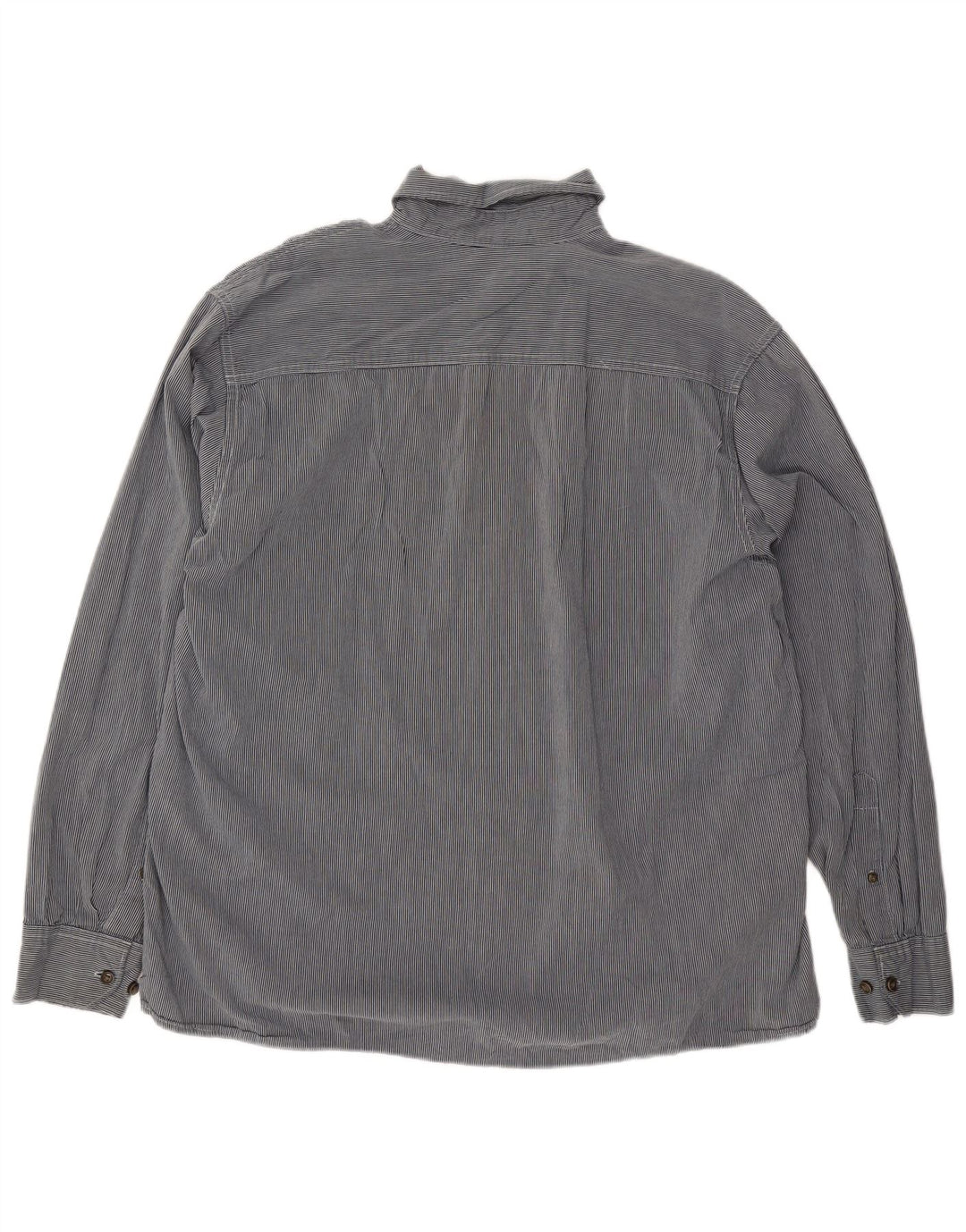 Cămașă pentru bărbați Wrangler XL, bumbac cu dungi, albastru
