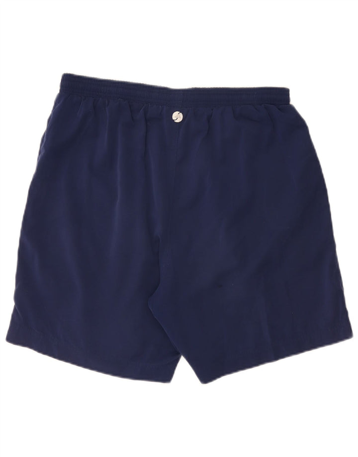 Pantaloni scurți sport Adidas pentru bărbați, poliester mediu bleumarin