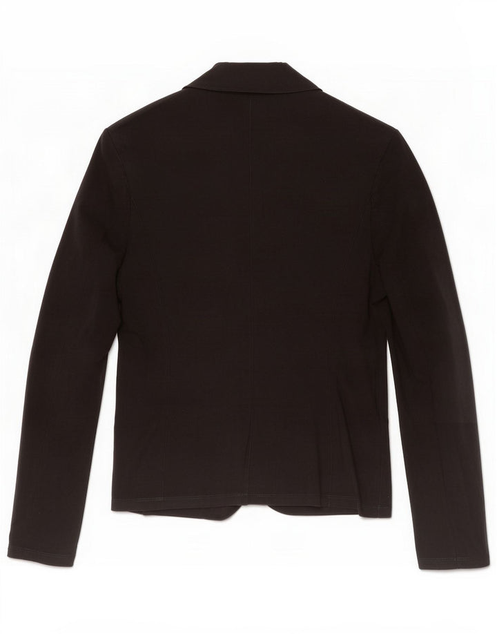 Max Mara Blazer Weekend cu 2 nasturi pentru femei Marea Britanie 14, mare, negru, Lycra