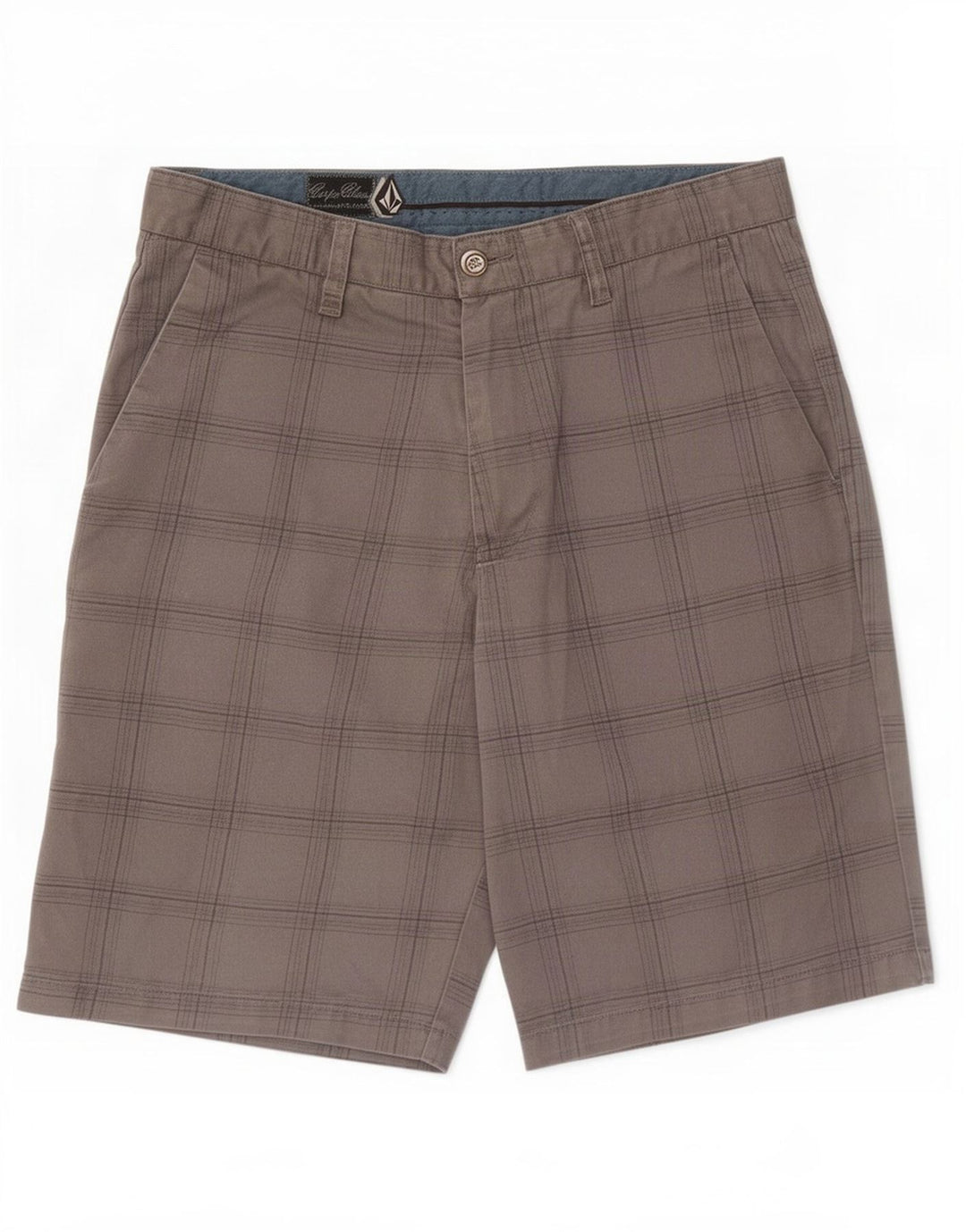 Pantaloni scurți chino pentru bărbați Volcom Medium W32 Gri Check