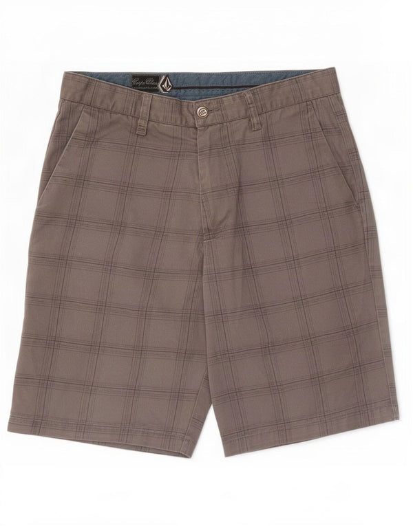 Pantaloni scurți chino pentru bărbați Volcom Medium W32 Gri Check