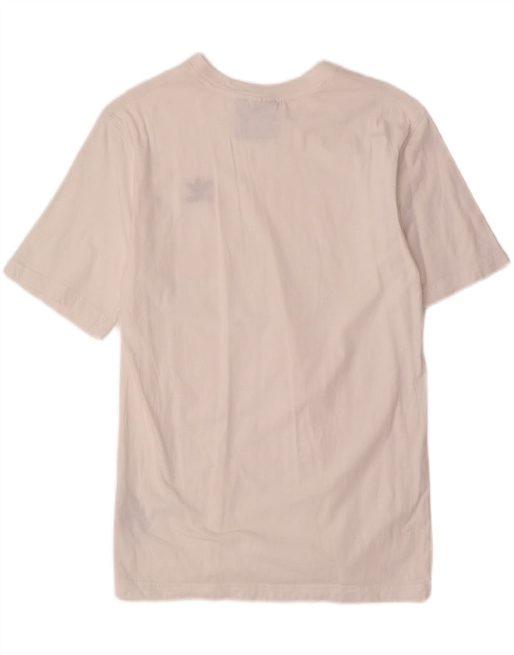 Tricou pentru bărbați Adidas Top mic, alb, bumbac