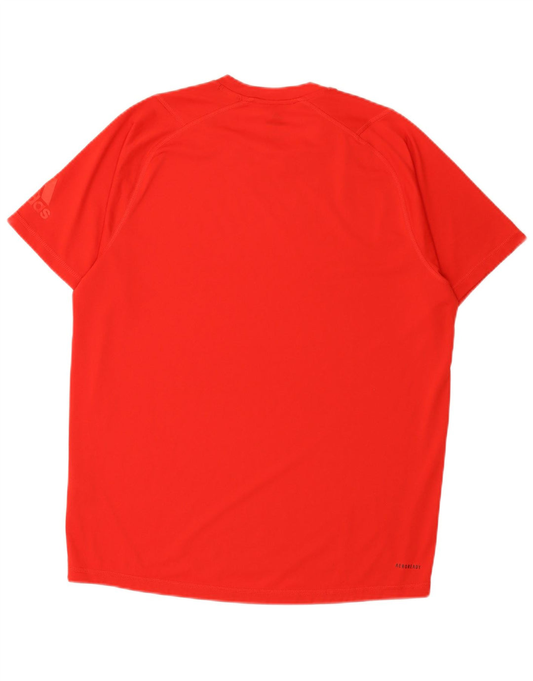 Tricou cu grafic Aeroready Adidas pentru bărbați Top mare poliester roșu