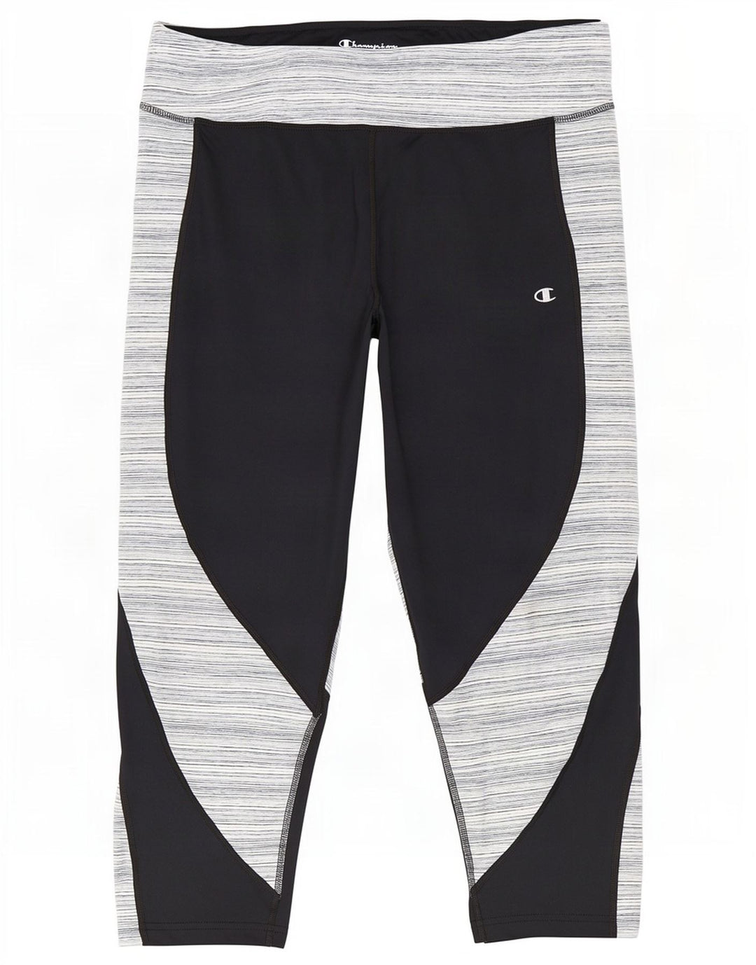 Leggings Capri Champion pentru femei UK 20 2XL Poliester cu dungi negre