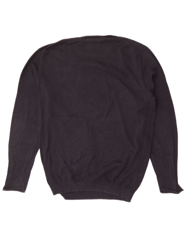 Jack & Jones Pulover cu decolteu în V pentru bărbați, XL, bleumarin