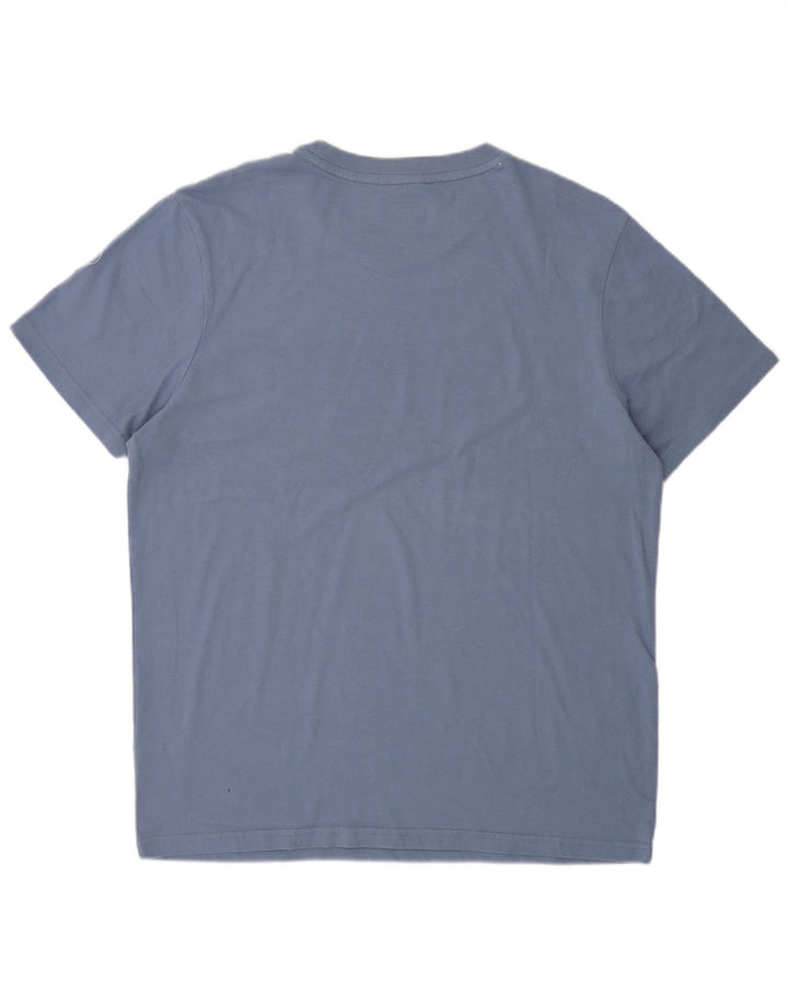 Tricou cu grafică Fila pentru bărbați Top mare, albastru, bumbac