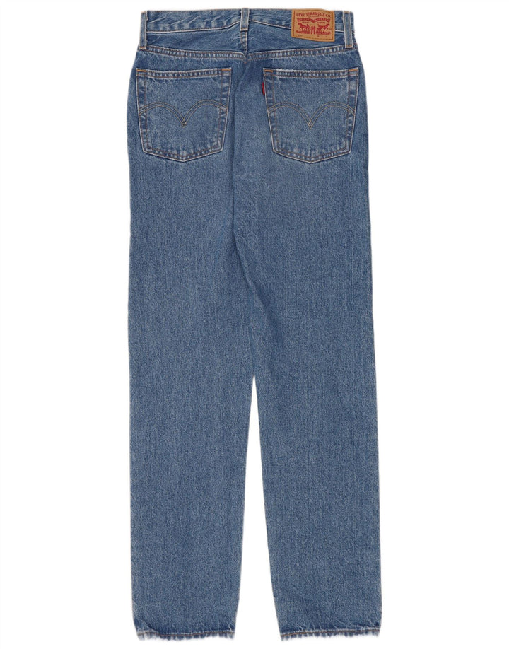 Blugi drepti pentru femei Levi's 501 W26 L30 Bumbac albastru
