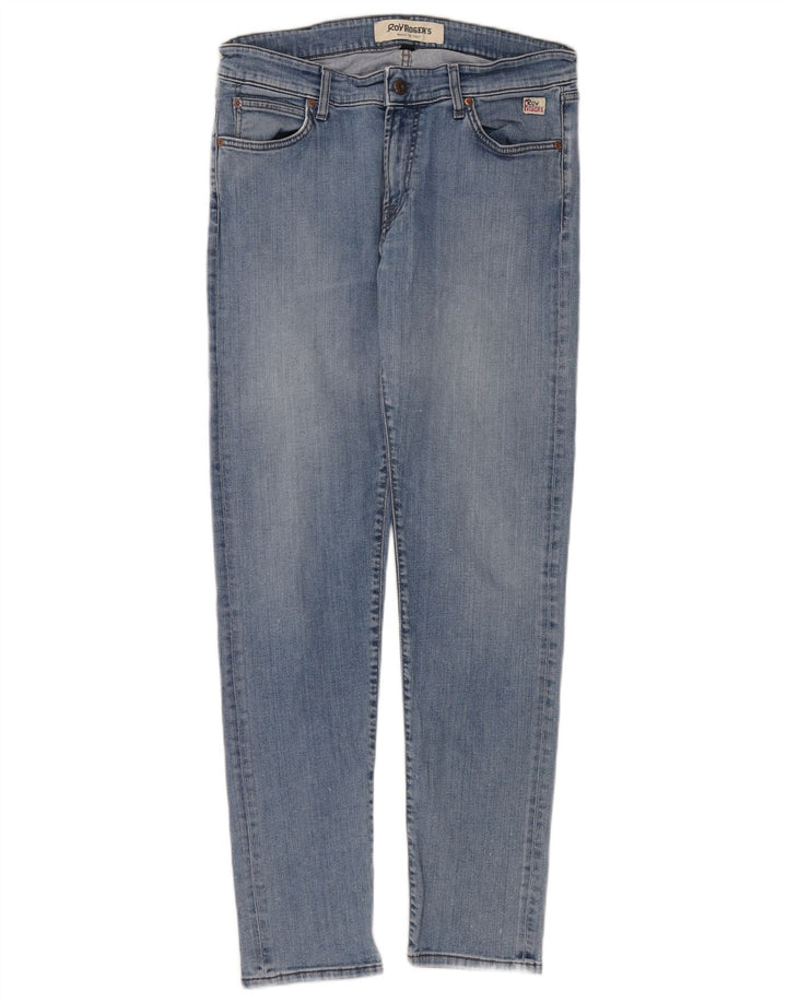 Blugi skinny pentru femei Roy Rogers W35 L32 albastru