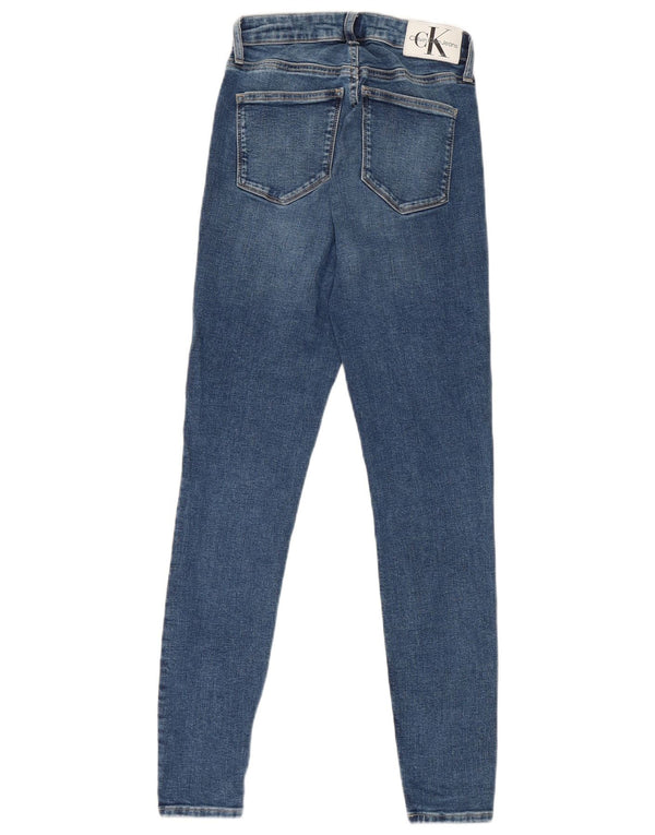Blugi skinny pentru femei Calvin Klein W26 L27 Bumbac albastru