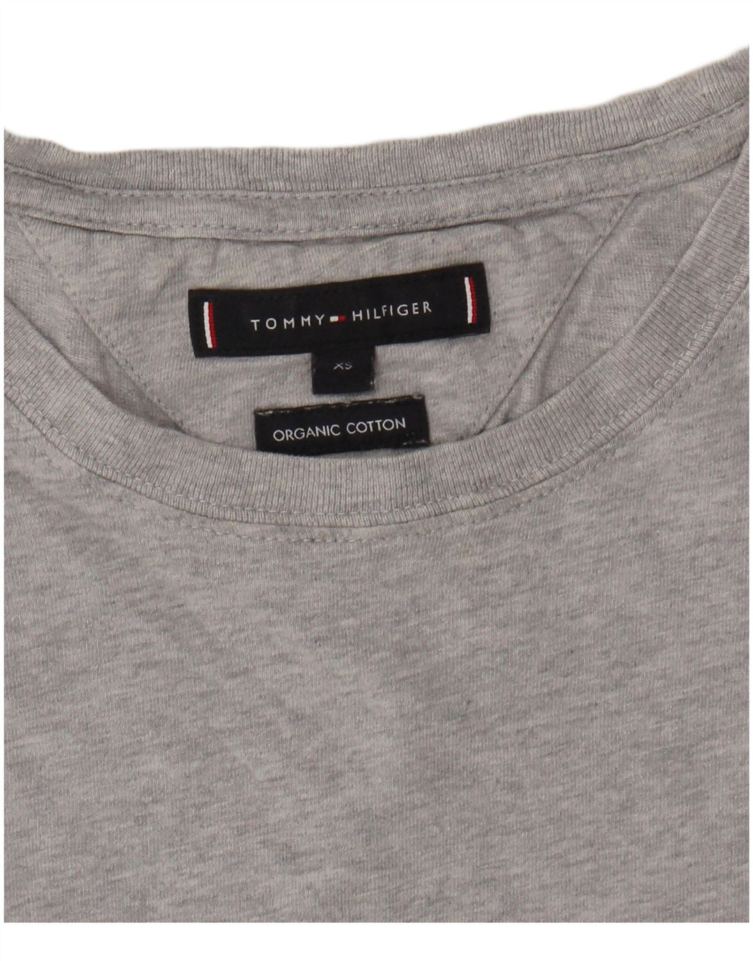 TOMMY HILFIGER Tricou pentru bărbați Top XS Gri bumbac cu pete