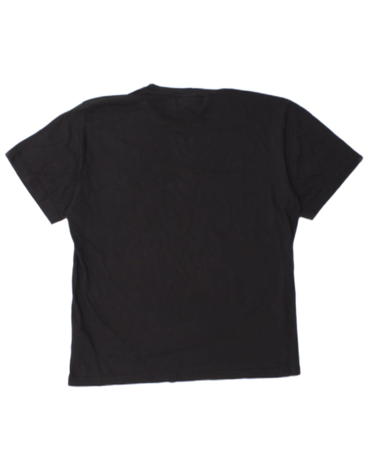 Tricou Bărbați Lotto Top Mare Bumbac Negru