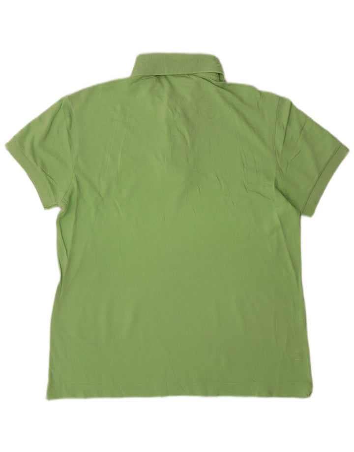 Tricou polo Lacoste pentru bărbați, mărimea 3, bumbac verde mic