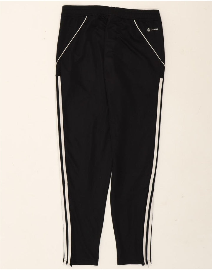 Pantaloni de trening Adidas Aeroready Slim Fit pentru bărbați, poliester mediu negru