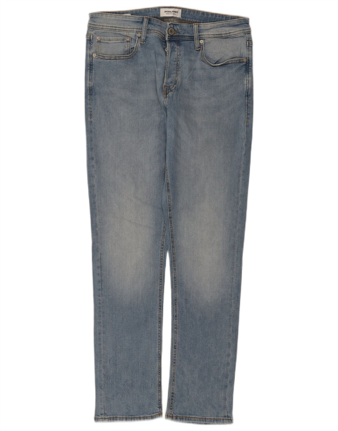 Blugi slim pentru bărbați Jack & Jones W32 L32 bumbac albastru
