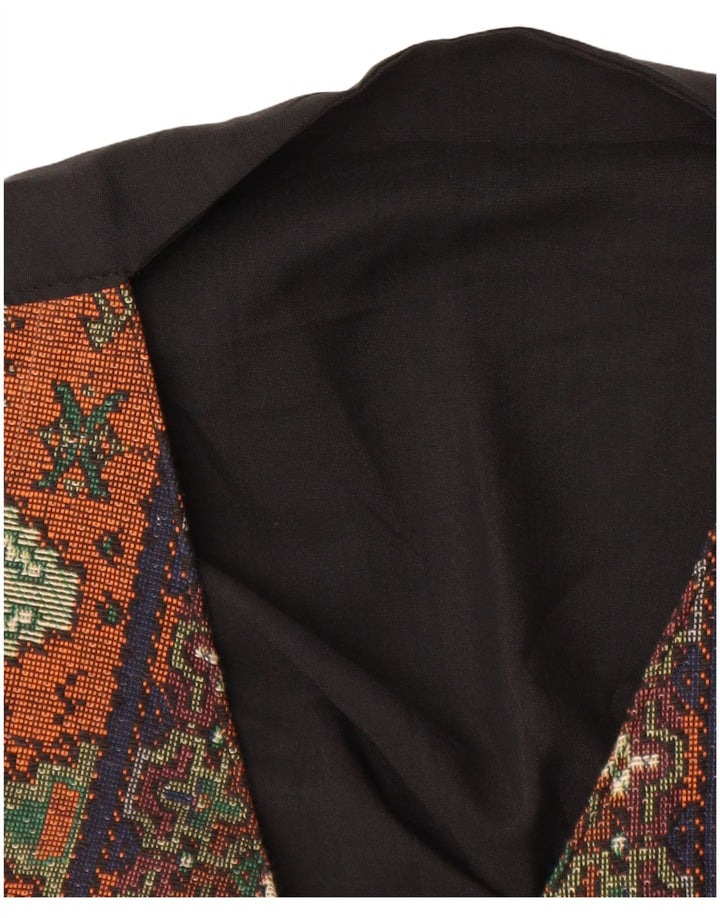 Vestă vintage pentru bărbați, mică, multicoloră, Fair Isle