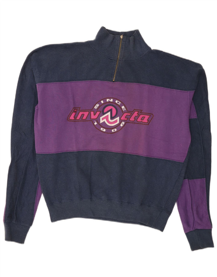 Hanorac grafic pentru bărbați Invicta Pulover mediu albastru marin colorblock
