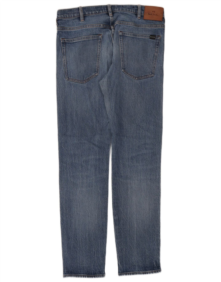 Blugi slim pentru bărbați Paul Smith W32 L30 bumbac albastru
