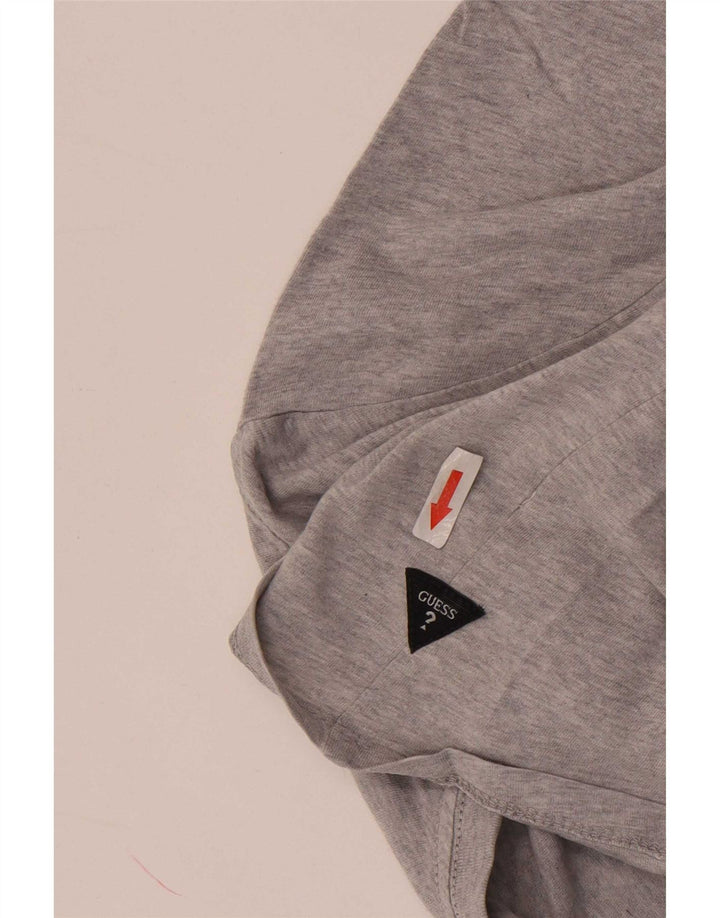 Tricou grafic Guess pentru bărbați Top mic gri