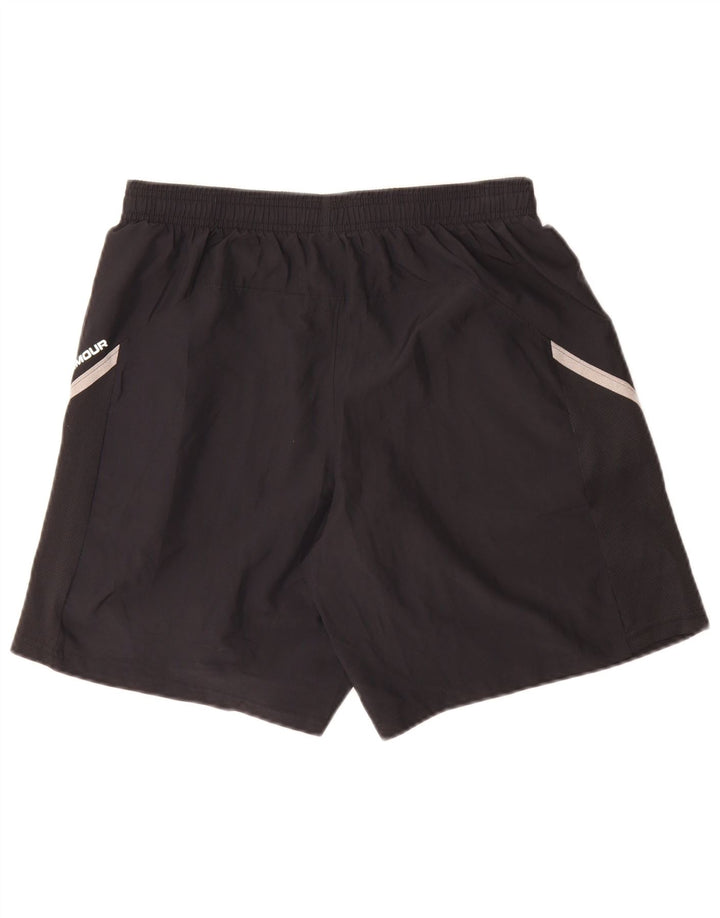 Pantaloni scurți sport Under Armour pentru bărbați, poliester mediu negru