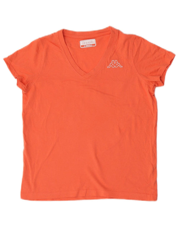 Top tricou Kappa pentru femei UK 6 XS Portocaliu