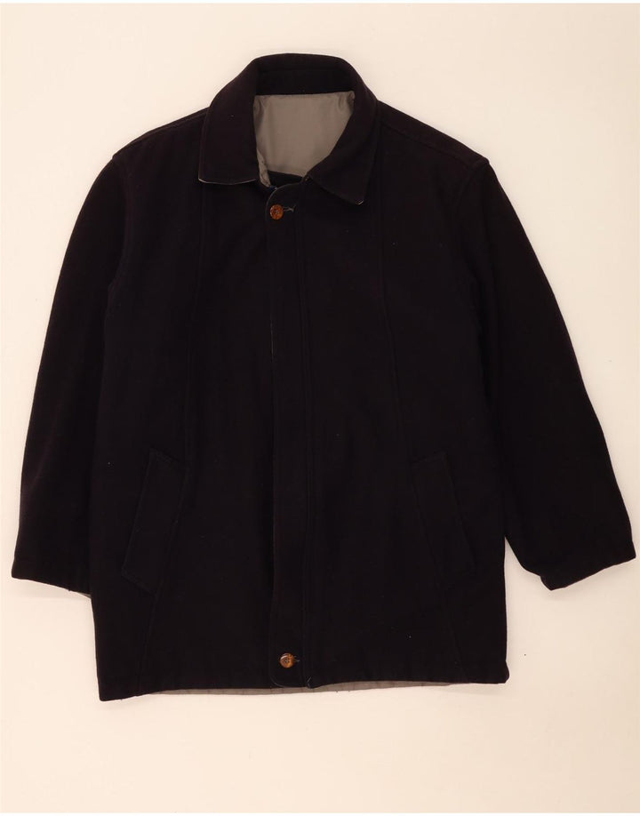 Jachetă vintage pentru bărbați, reversibilă, UK 38, gri mediu