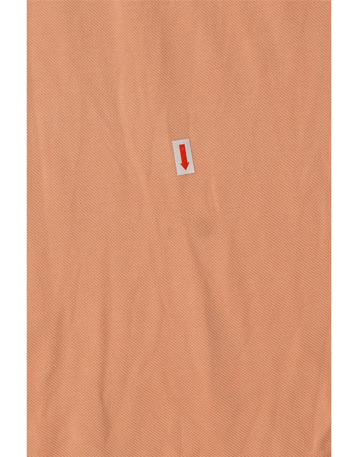 Tricou polo LACOSTE pentru bărbați mărimea 5 mare bumbac portocaliu